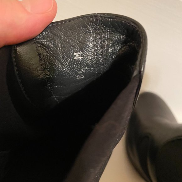 Stuart Weitzman Black Leather Suede Booties - Picture 12 of 12